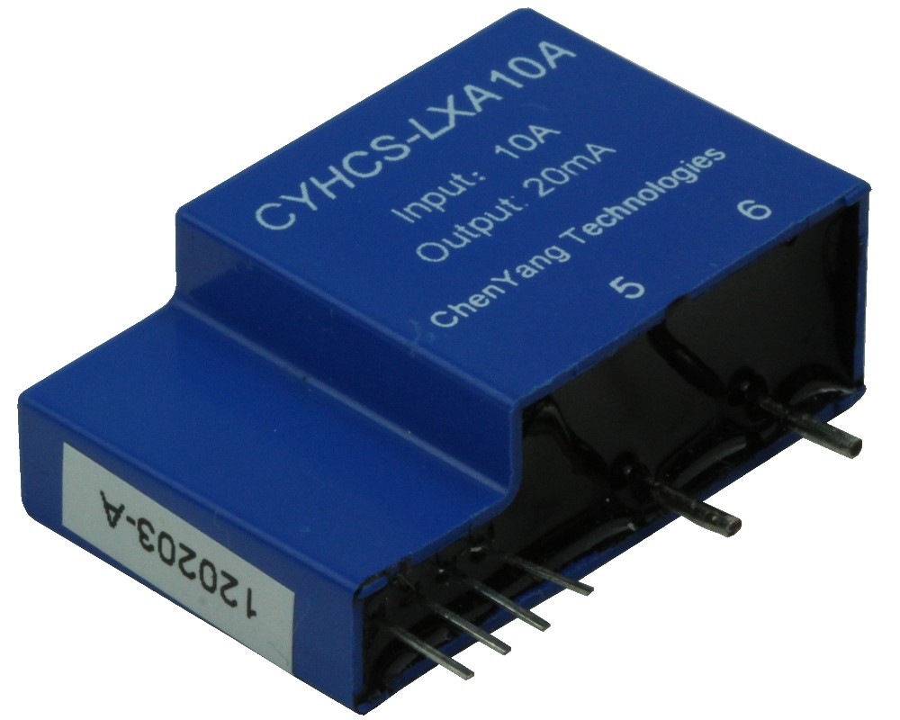 Hall-Effekt AC/DC Stromsensor mit geschlossener Kreisstruktur CYHCS-LXA,  Ausgangsignal: ±20 mA AC/DC, Versorgungspannung: ±15 V DC