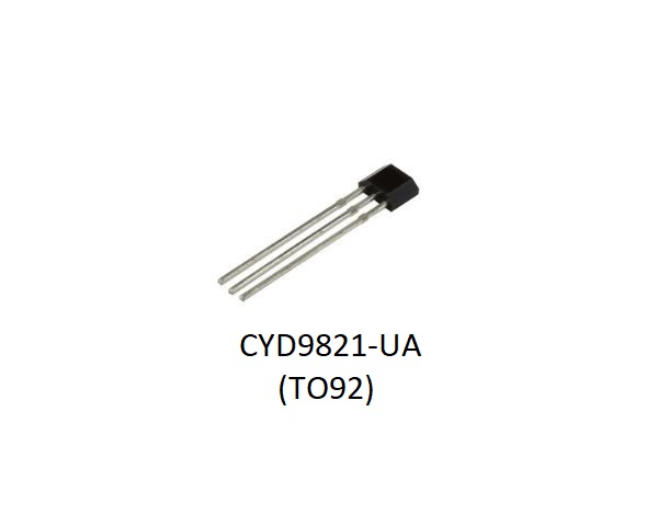 Unipolar Hall Effect Switch Ics CYD9821A, Power Supply: 2.5-18V, supply current: 25mA,Operating Temperature: -40 ~+125°C