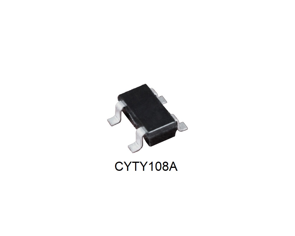 InSb Hall Effect Elements  CYTY108A, Max. Sensitivity: 7.84 - 12.8 (mV/mT)
