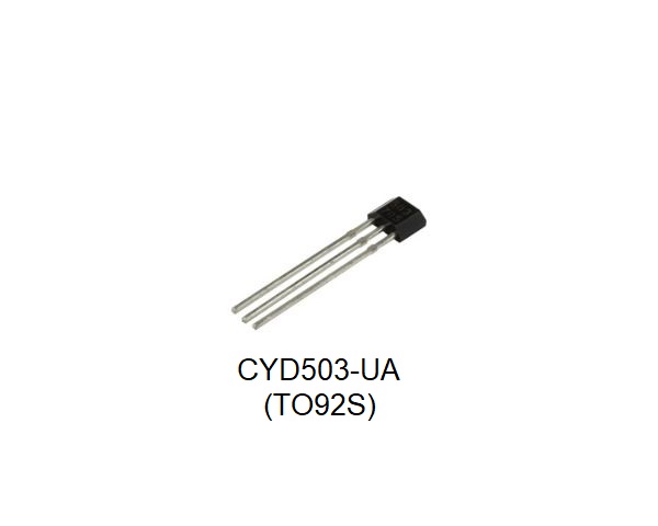 Unipolar Hall Effect Switch Ics CYD503, Power Supply: 2.7-30V, supply current: 25mA, Operating Temperature: -40 ~+150°C
