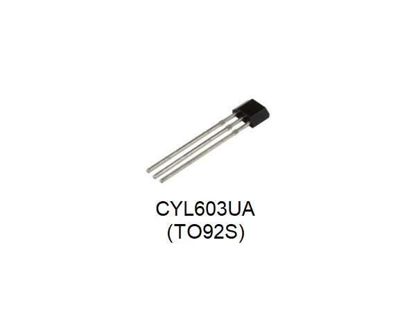 Linear Hall-Effect Sensor IC CYL603, Max. Sensitivity: 29.5-35.5 (mV/mT) , Measuring range: 460 Gs (= 46 mT)