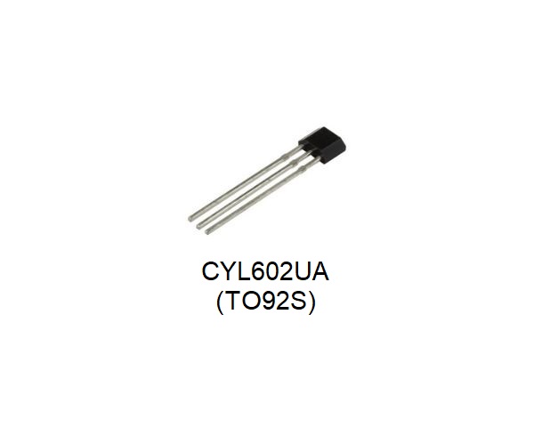 Linear Hall-Effect Sensor IC CYL602, Max. Sensitivity: 22-28 (mV/mT) , Measuring range: 600 Gs (= 60 mT)