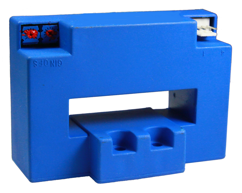 Hall-Effekt AC/DC Stromsensor mit geschlossener Kreisstruktur CYHCS-B5C, Ausgangssignal: ±100 mA AC/DC, Versorgungsspannung: ±15 V ~ ±18 V DC, Fenster: 51 x 13 mm
