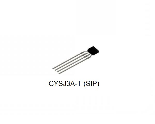 Linearer Hall-Effekt Sensor CYSJ3A, Max. Empfindlichkeit: 0.96 ~ 1.44 (mV/mT), Messbereich: 3T