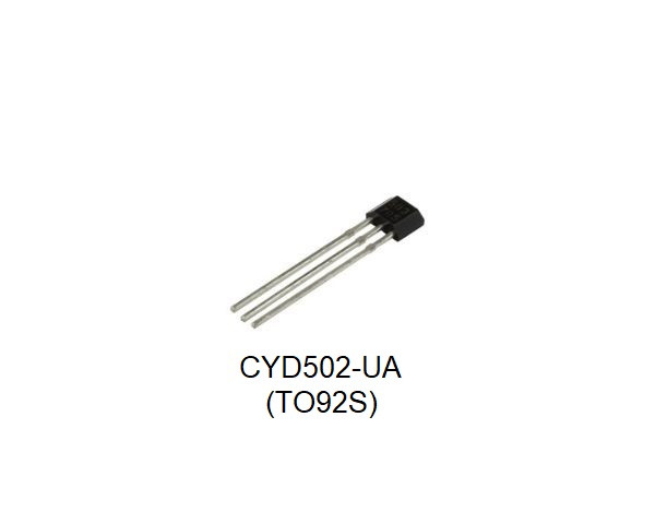 Verriegelter zweipoliger Hall-Effekt Schalter ICs CYD502, Spannungsversorgung: 2.7V -30V, Stromversorgung: 25mA
