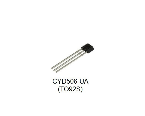 Einpoliger Hall-Effekt Schalter ICs CYD506, Spannungsversorgung: 2.7-30V, Stromversorgung: 25mA, Betriebstemperatur: -40 ~+150°C